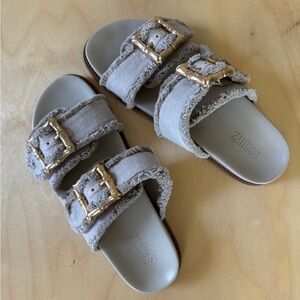 Schutz Ebola Sporty Linen Sandal